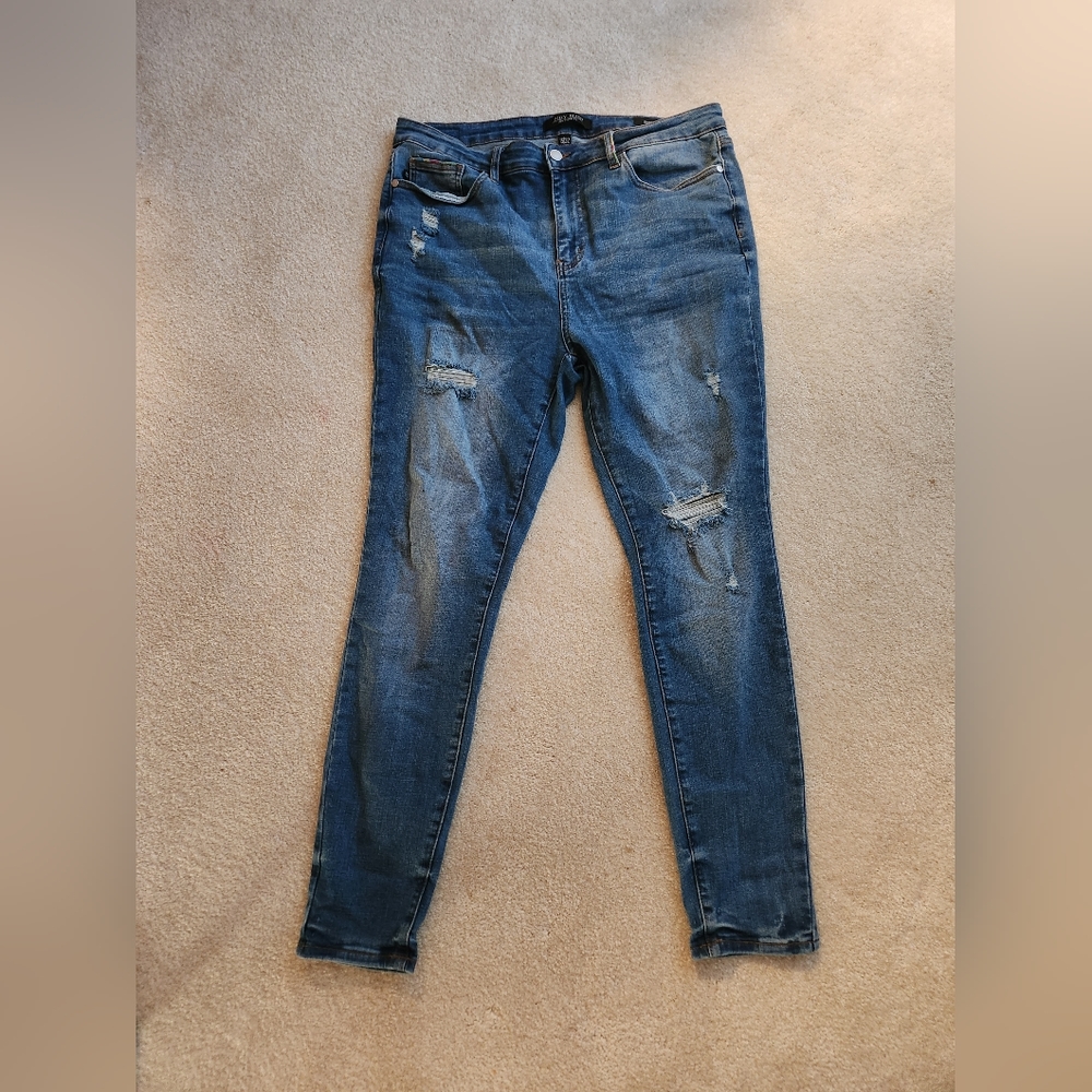 Judy Blue Embroidered Skinny Jeans